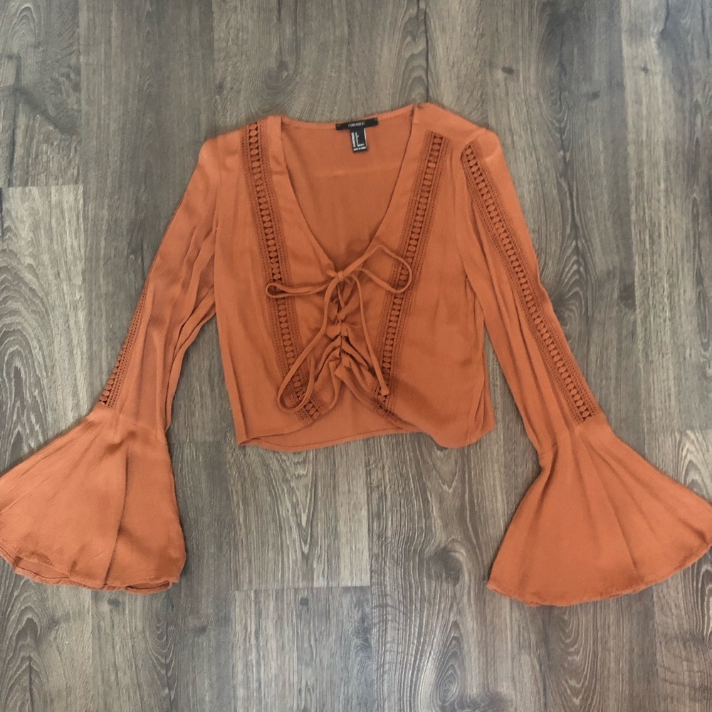 Burnt Orange Blouse